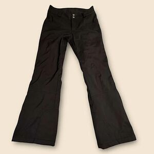 Marker Black Insulated Snow Ski Board Pants Size Small with belt.